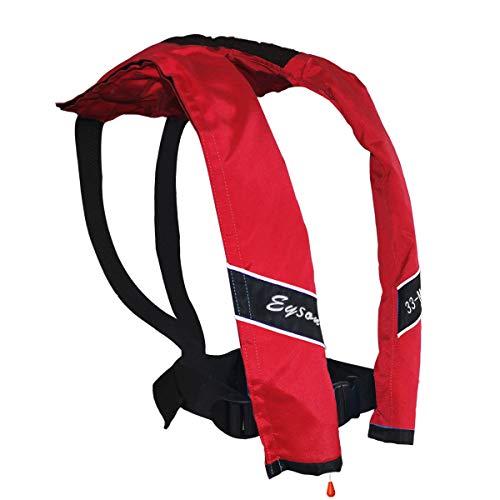 Eyson Slim and Neckline Comfortable Inflate Inflatable PFD Survival Aid Sailing Life Jacket