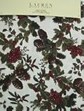 Ralph Lauren Birchmont Red 60' X 104' Holiday Tablecloth