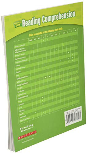 Scholastic Success with Reading Comprehension, Grades 1