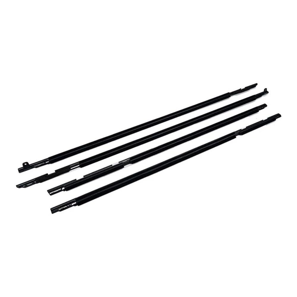 Sealing Strip 4Pcs Window Moulding Trim for Toyota for Land Cruiser LC80 FZJ80 1990-1998 Weatherstrip Seal 75710-60021(Black)