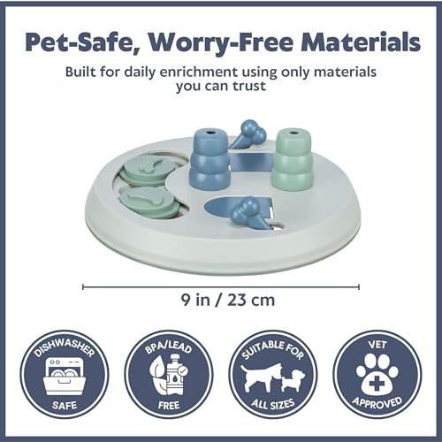 Miniatura 6 de Trixie - Juguete De Estrategia Para Perros, Dog Activity Con Tapa Abatible, Estimula La Inteligencia Y Agilidad, Adecuado Para Todas Las Razas, 23 Cm