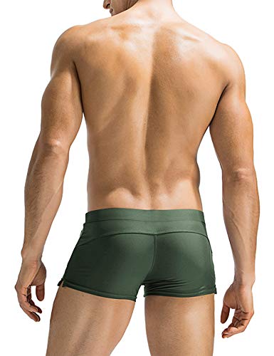 Coofandy XS190607 Mens Quick Dry Lightweight Square Leg Cut Trunks Swimwear thumb #2