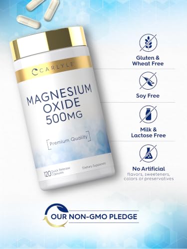 Carlyle Magnesium Oxide 500mg Capsules