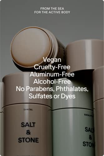 Salt & Stone Sensitive Skin Deodorant | Natural Deodorant Gel For Women And Men, Aluminum Free, Baking Soda Free, Vegan | Santal & Vetiver (2.6 Oz) #TOP5