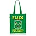 Produktbild style3 Flux Kompensator Biobaumwolle Beutel Jutebeutel Tasche Zurück Zeitreise Zukunft, Farbe:Grün
