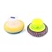 Ruilogod Plastikowy uchwyt Home Pot Wok Bowl Szczotka do czyszczenia 2 szt Kolor Assorted
