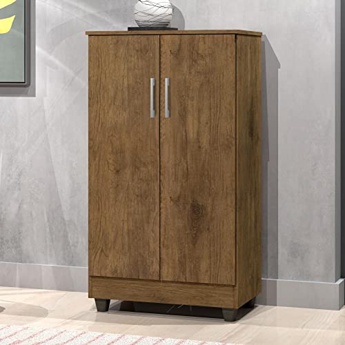 Armário Multiuso Organizador Lavanderia 2 Portas 1,18m Smart Jequitibá J&A