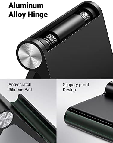 UGREEN Uchwyt na Telefon Regulowany Składany Kompatybilny z iPhone 14 13 Pro Max Mini 12 11 Galaxy Redmi (Czarny)