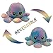 Gefüllte Oktopus Puppe, doppelseitige Flip Oktopus Puppe, weiche Wende Krake, Stofftier Puppe, Mini Plüschtier, kreatives Spielzeug