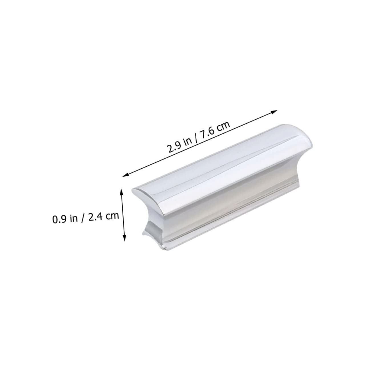 VANZACK 5Pcs Stainless Steel Guitar Slide with Picks Practical Tone Bar Accessories for Electric Guitar Rustproof and Durable Design for Enhanced Performance