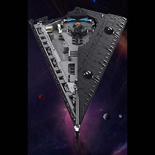 toyshop Technic Space Wars Maquette Super Star Destroyer Blocs de Construction, Énorme Sci-FI Modèle de UCS Vaisseau Spatial, Compatible avec Lego Star Wars - 10368+ Pièces