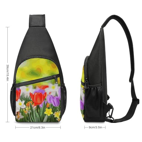 Bolso Sling Casual para Senderismo y Viaje Unisex miniatura 2