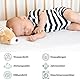 Inkontinenzunterlage Waschbar - Matratzenschoner Wasserdicht - Inkontinenz Bettunterlage (100% Made IN Italy und Oeko-TEX®) 75x80 cm Ideal Für Wiege Und Kinderbett