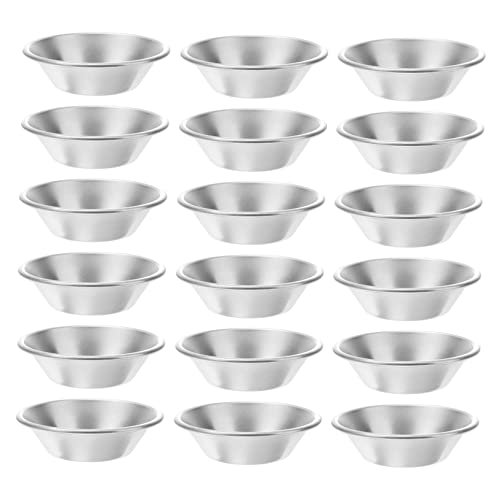BEBEMOKO 25piezas Moldes De Aleación De Aluminio Moldes Tartaletas Tartas De Huevo Para Hornear Pastelitos De Belen