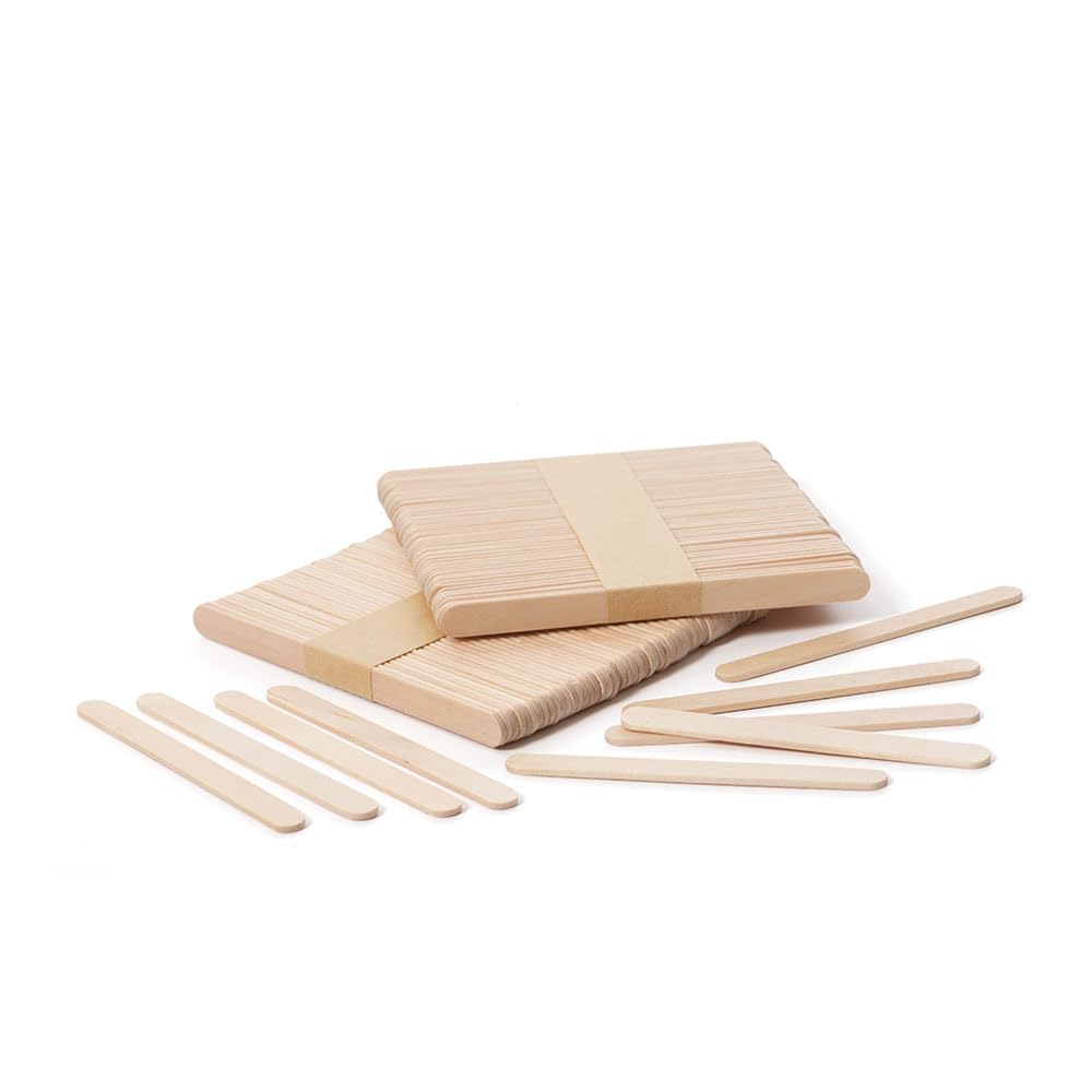 Decora, 9280114 Confezione da 5000 Legno di Betulla, idonee al contatto alimentare, per realizzare gelati, biscotti o dolci su stecco, Dim. 10 x h 93 mm