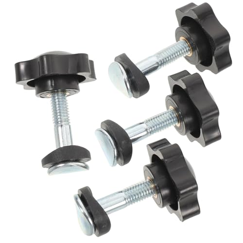 Tornillos de cortacésped manual Veemoon repuestos de mango negros 2