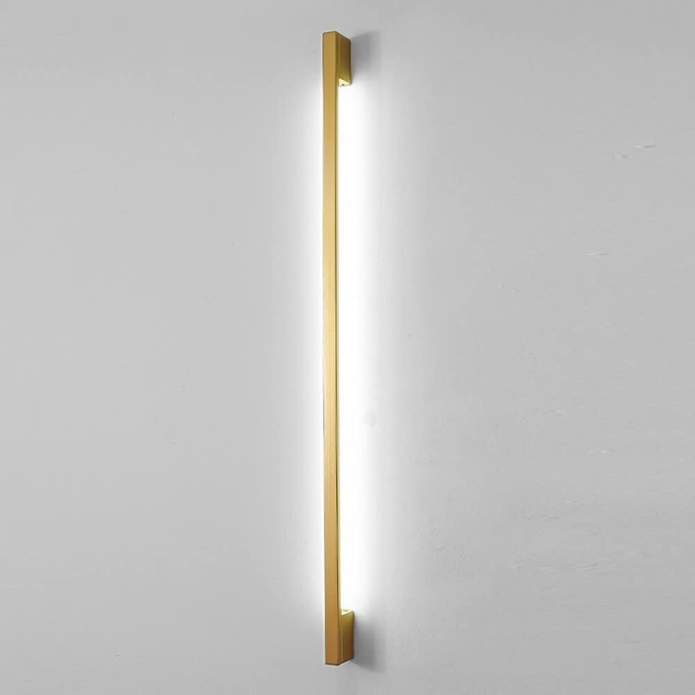 Nowoczesna lampa ścienna LED, 120 cm, liniowa, 3 tryby kolorów, oświetlenie wnętrz, 20 W, do salonu, sypialni, restauracji