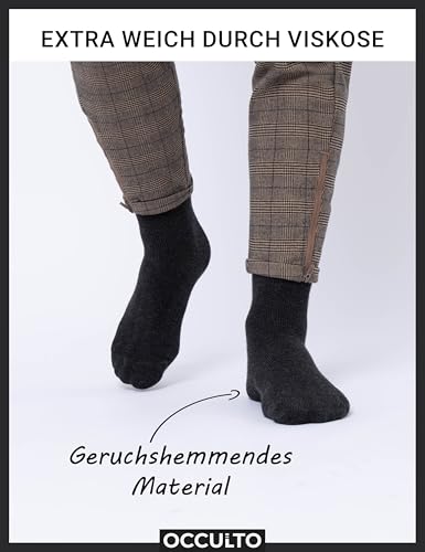 Occulto Herren & Damen Bambus Winter Socken 5er Pack (Modell: Mika) – Bild 4