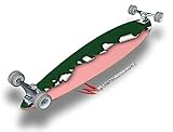 Ripped Colors Green Pink - Decal Style Vinyl Wrap Skin fits Longboard Skateboards up to 10