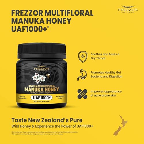 Miel Multifloral Manuka Premium FREZZOR 1250g 5 Frascos miniatura 7