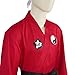 Oxdrala Adult Taekwondo Costume Karate Uniform Men with Belt Fullset (red, L)