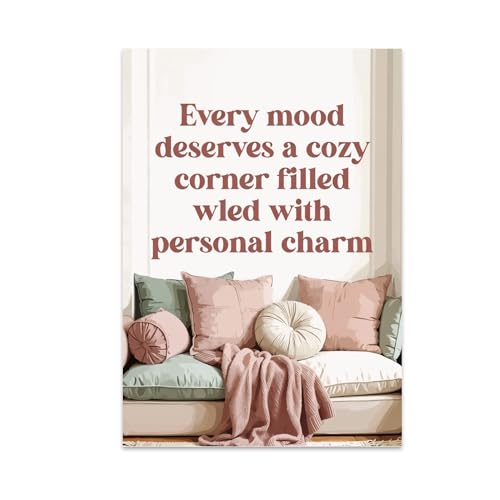 Reading Nook Poster Print - Every Mood Deserves A Cozy