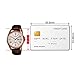 Casio #MTP1384L-7AV Men's Rose Tone Leather Band Day Date Roman Silver Dial Watch