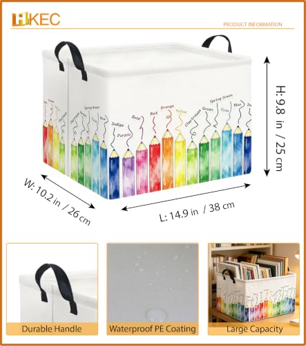 Image of Rectangle Storage Bin,Gift Basket,Room Decor(Markers)
