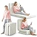 Cheer Collection 4" Folding Futon Mattress, Tri-Fold Design for Compact Storage with Ultra Soft Bamboo Washable Cover (75" x 31" x 4")
