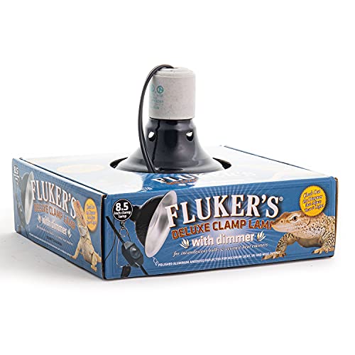 Fluker's Repta-Clamp Lamp with Dimmable Switch for Reptiles, 8.5",Black - Image 3
