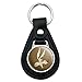 Black Leather Looney Tunes Wile E. Face Keychain
