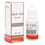 Etsimay 10ml Skin Tag Removal Serum Men Women Mild Herbal Extract Verruca Wart Remover for Hands Fee