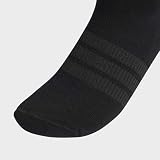 adidas Uniseks Cushioned Sportswear Crew Socks 3 Pair Pack, medium grey heather/white/black, 42-45