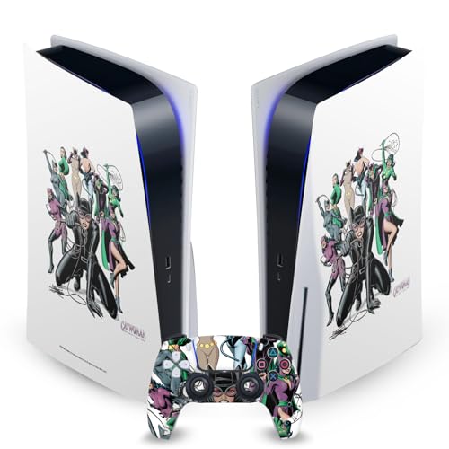 Autocollant PS5 Vinyle Catwoman Batman Sticker Console Disque DualSense