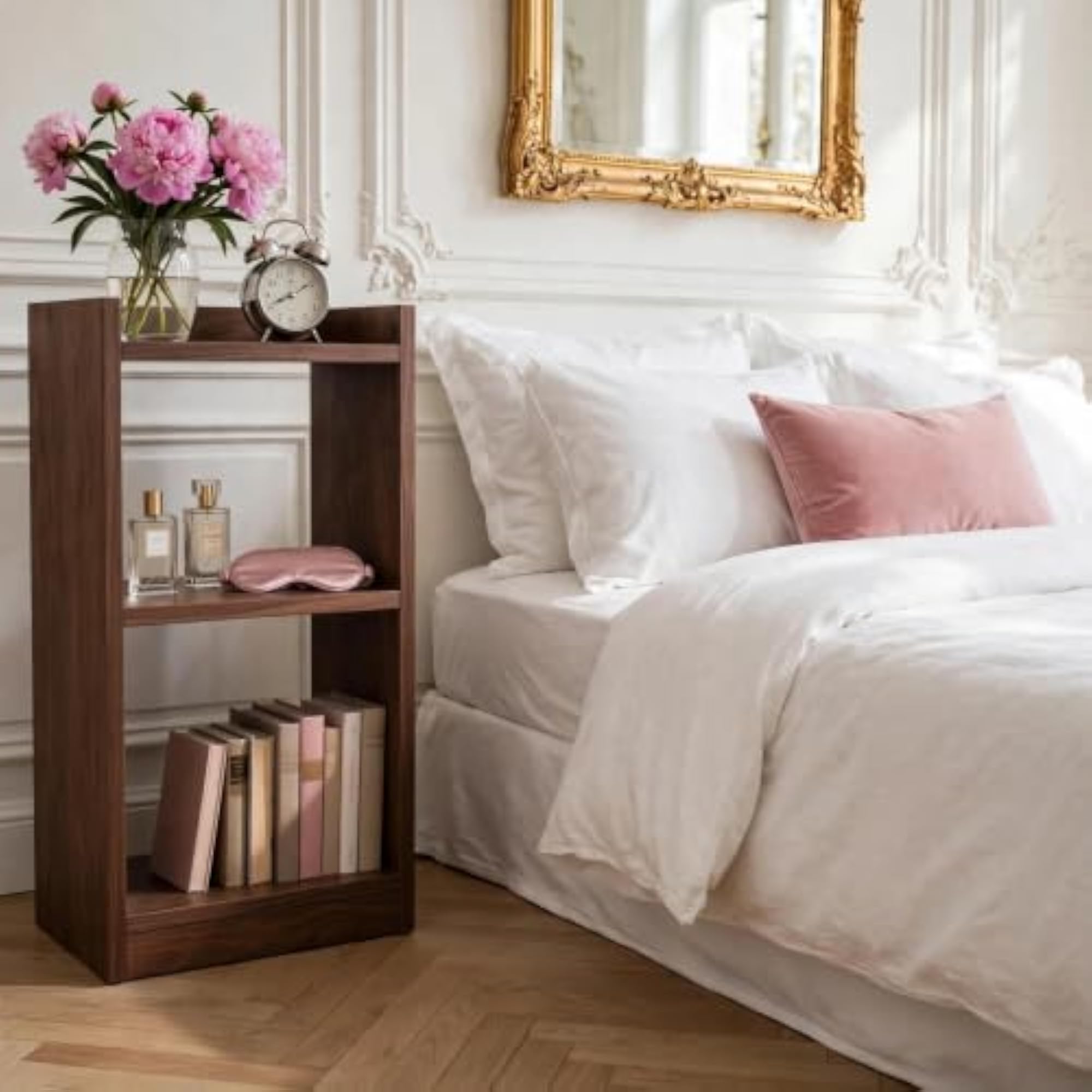 3 Tier Wooden Bookshelf, Engineered Wood Book Rack