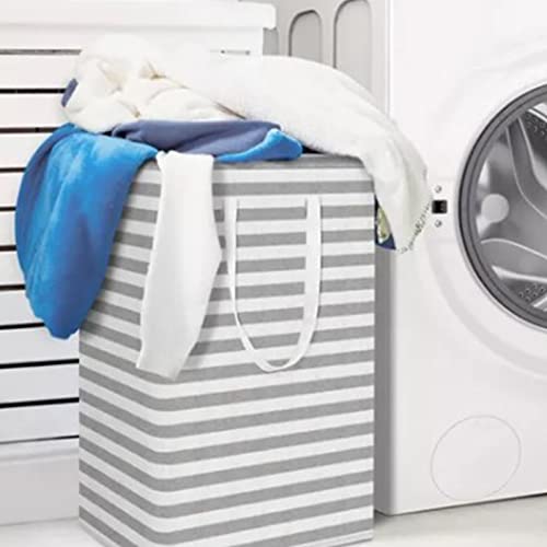 Tissting 2 Pack Laundry Hamper 72L Collapsible Large Laundry Baskets with Easy Carry Handles - Image 2