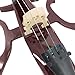Verahaus Electric Cello 4/4 Full Size Ebony Fittings with Lightweight Cello Bag, Headphones, Bow, Bridge, Rosin, Cello for Beginners Adults