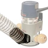 DigitalContrast Dust Port, fits Bosch 1617EVS Fixed Base RA1161 Router, to 2.5' flex hose