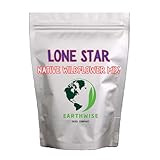 Earthwise Lone Star Native Wildflower Seed Mix – Texas Native Prairie Grasses, Pollinator Friendly, Drought...