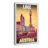 NEOHI Reiseposter oder Leinwandbild im Retro-/Vintage-Stil, 