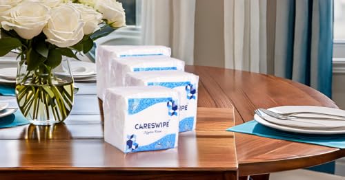 Image of Tissue Paper Napkin | 400 Pulls | 100 Pulls X 4 Packs | 100% Natural Virgin Cellulose Fiber