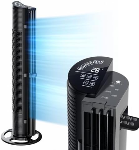 Aigostar Ventilatore A Torre Con Telecomando - 3 Velocità, Timer 15h, Oscillazione 70°, 92cm - Foto 12