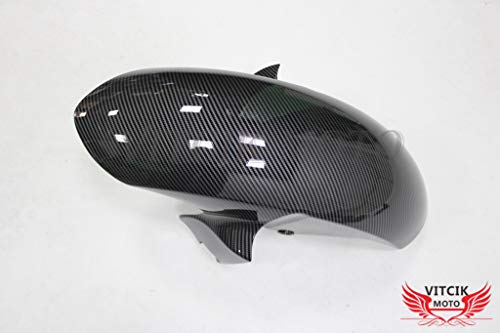Vitcik (Fairing Kits Fit For Yzf-600 R6 2008 2009 2010 2011 2012 2013 2014 2015 2016) Plastic Abs Injection Mold Complete Motorcycle Body Aftermarket Bodywork Frame (Carbon Fiber) A201 #TOP4