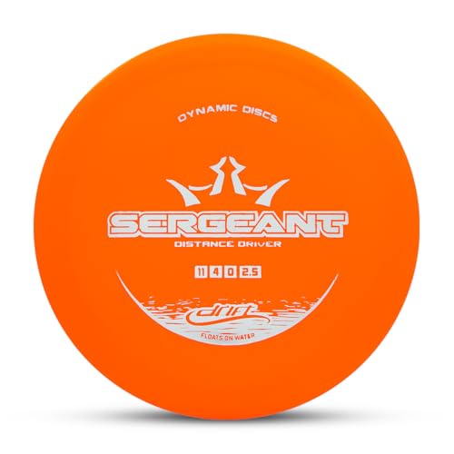 Dynamic Discs Drift Sergeant, Overstable Distance Driver, Orange, 120-130g