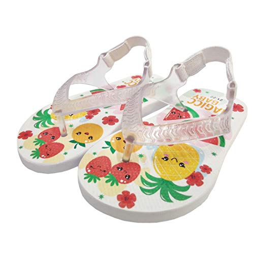 Chinelo Menina Bebê Sandália Frutinhas e Flores Magicc Baby