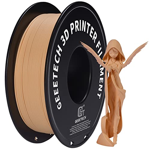 GEEETECH Filamento PLA mate de 1,75 mm para Impresora 3D, PLA mate Filamento 1 kg Spool, color de piel mate