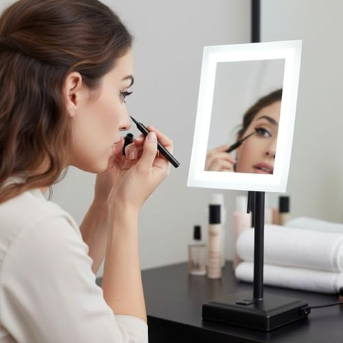 Espejo de maquillaje Jerdon con luz LED y aumento 5X miniatura 6