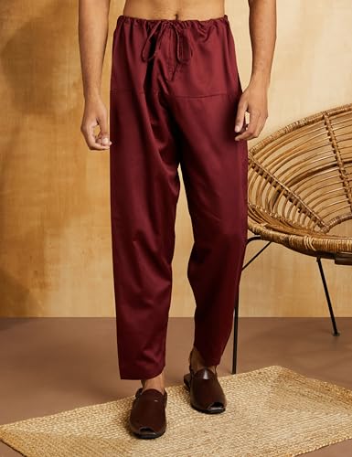 Image of Amazon Brand - Symbol Men's Cotton Solid Kurta Pyjama Set