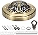 XYWHPGV Deckenbaldachin-Kit Pendelleuchte Plattensockel mit Schleife Lampenbefestigungen 5-1/8 Zoll 130mm Antik Messing(4a5c9 ce02a 80198 25ced dbaa5 83cd9 19 x günstig Kaufen-XYWHPGV Deckenbaldachin-Kit Pendelleuchte Plattensockel mit Schleife Lampenbefestigungen 5-1/8 Zoll 130mm Antik Messing(4a5c9 ce02a 80198 25ced dbaa5 83cd9