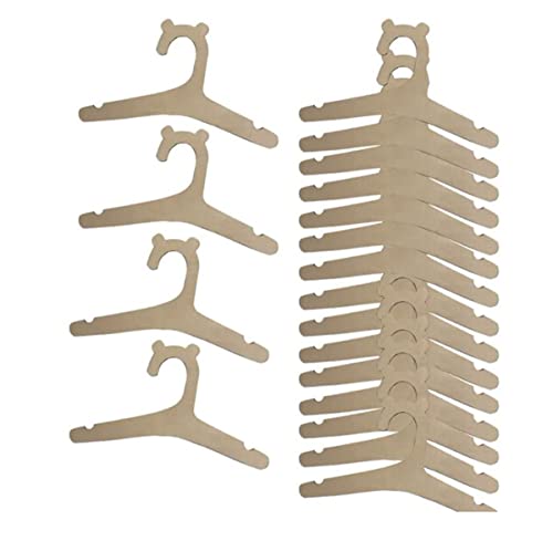 Image of Newborn Hangers for Baby Clothes,Baby Children Wooden Hangers for Clothes Hangers - 30 Pcs Set (9 inches)